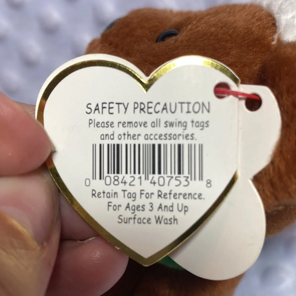 TY 2008 Holiday Teddy Beanie Baby